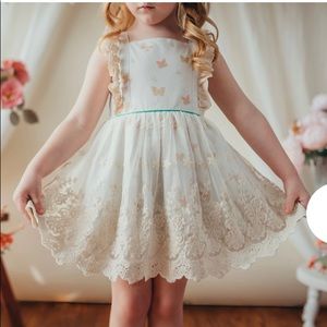 Love and grow butterfly dress/ tunic set 5t